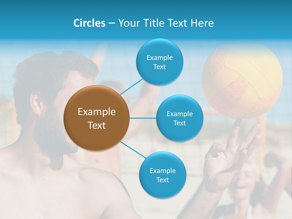 People Group Cheering PowerPoint Template