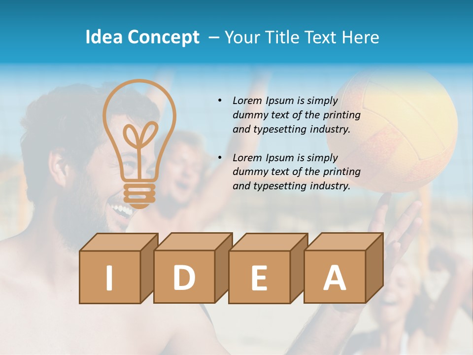 People Group Cheering PowerPoint Template