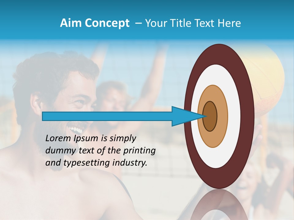 People Group Cheering PowerPoint Template
