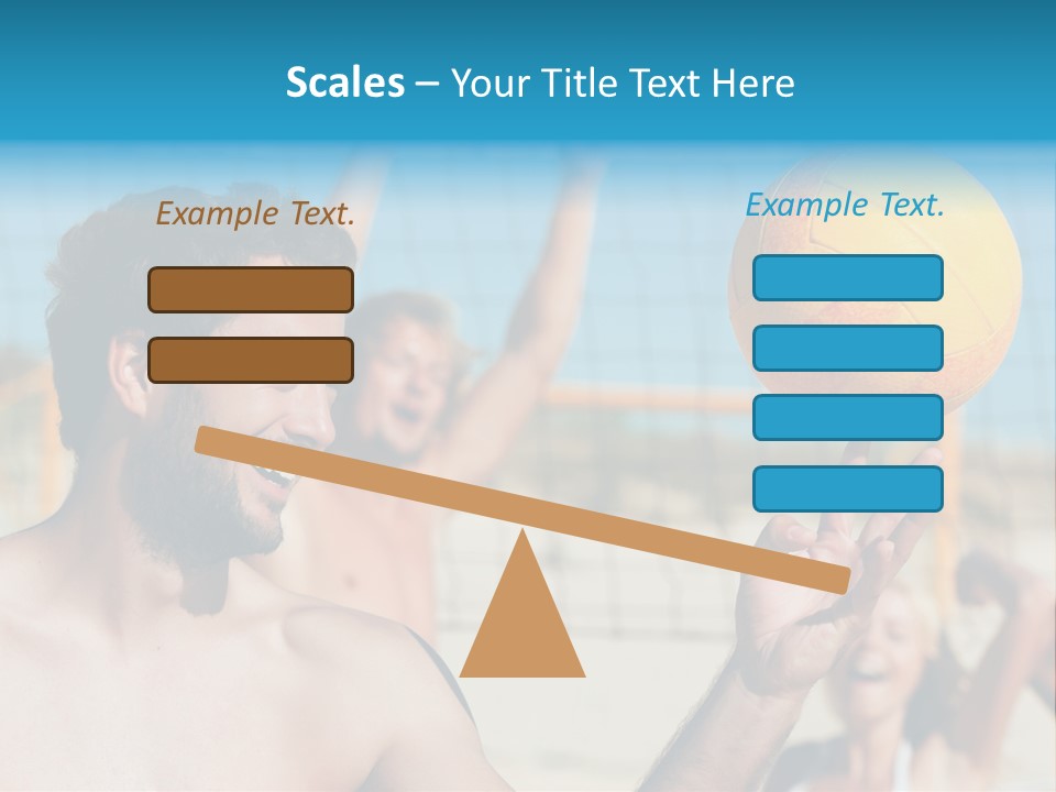 People Group Cheering PowerPoint Template