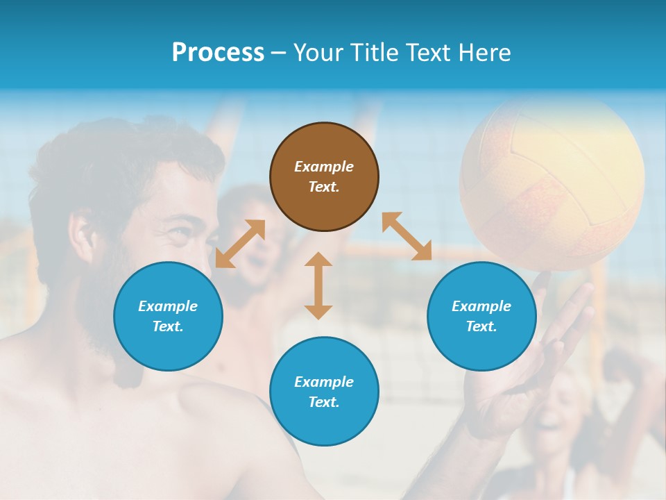 People Group Cheering PowerPoint Template