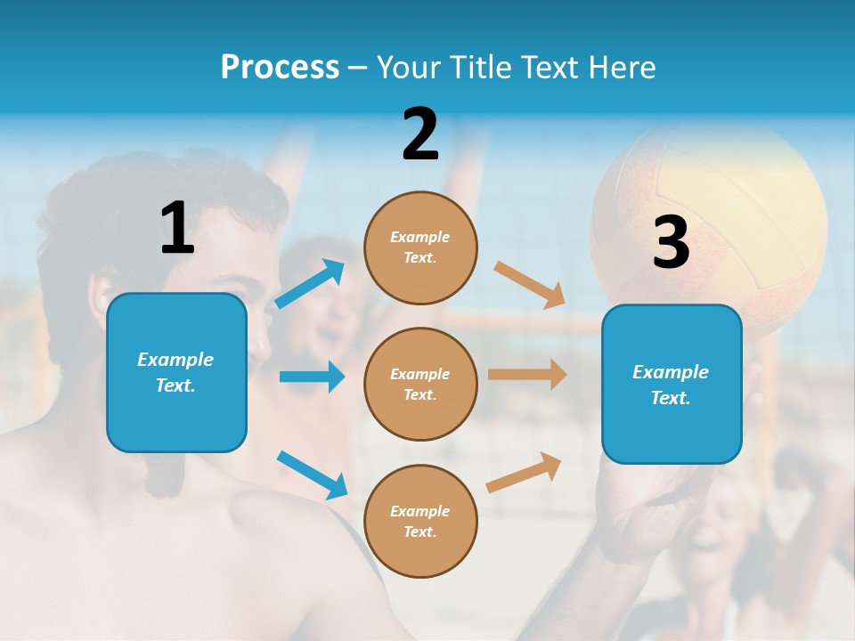 People Group Cheering PowerPoint Template