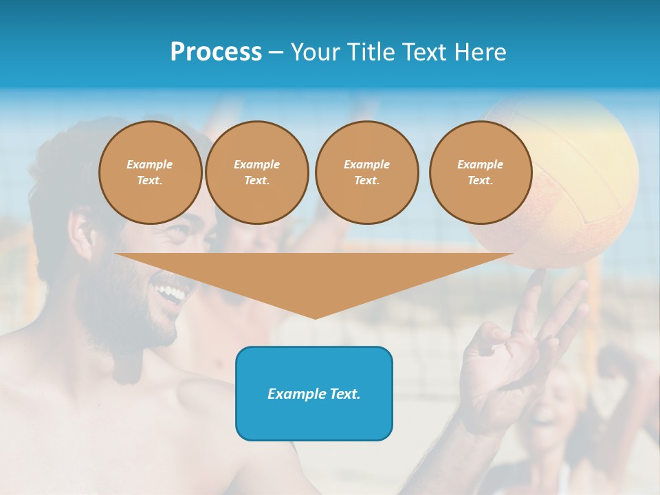 People Group Cheering PowerPoint Template