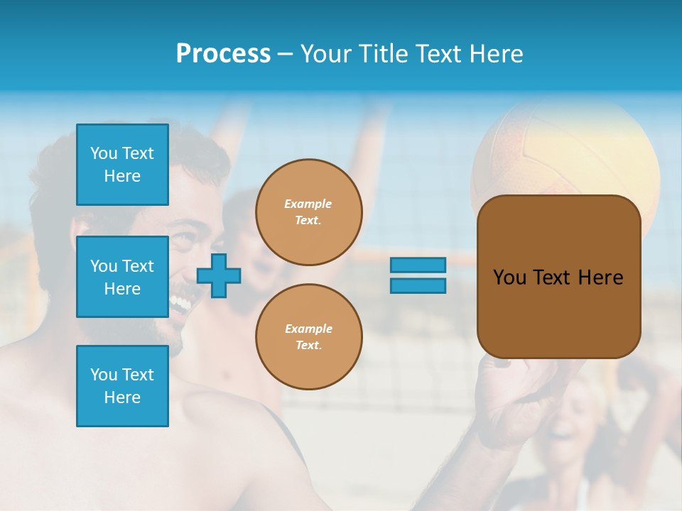 People Group Cheering PowerPoint Template