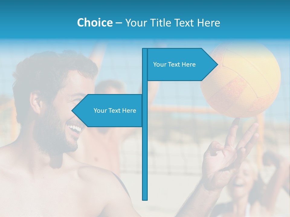 People Group Cheering PowerPoint Template