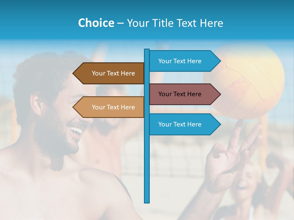 People Group Cheering PowerPoint Template