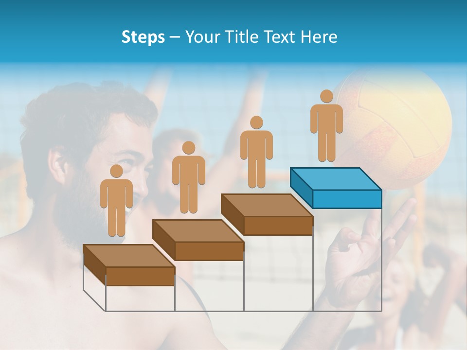 People Group Cheering PowerPoint Template