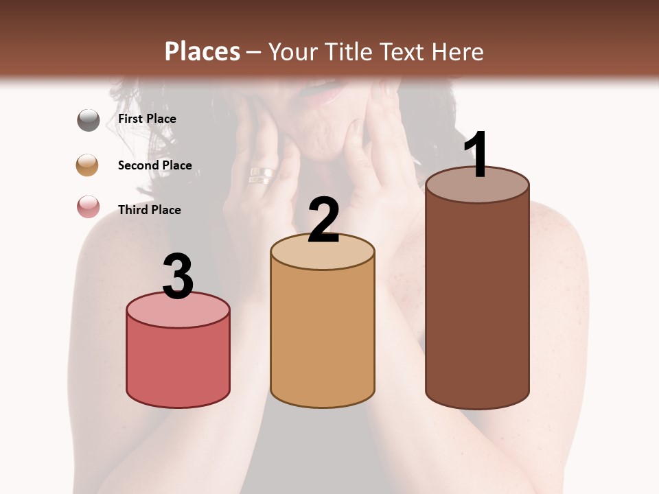 Latina Woman Girl PowerPoint Template