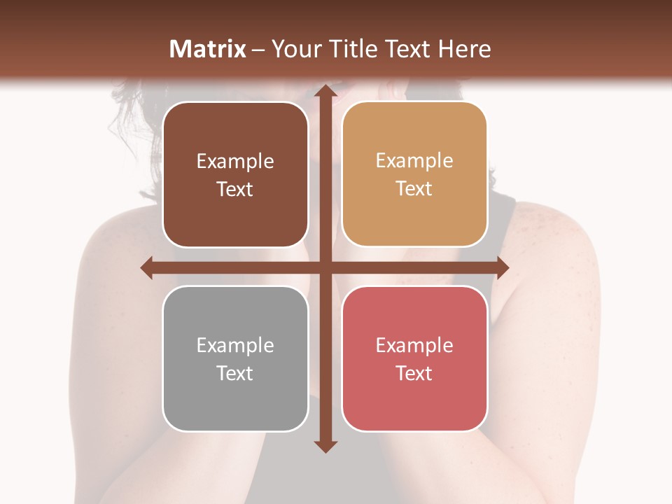 Latina Woman Girl PowerPoint Template