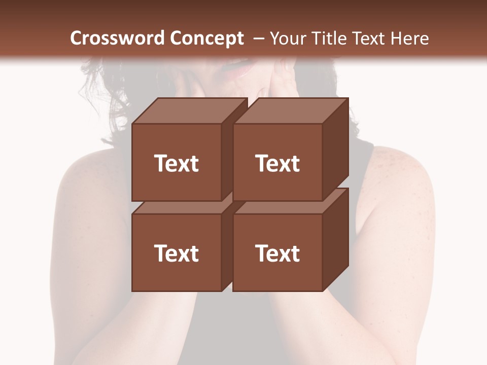 Latina Woman Girl PowerPoint Template