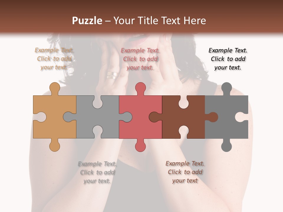 Latina Woman Girl PowerPoint Template