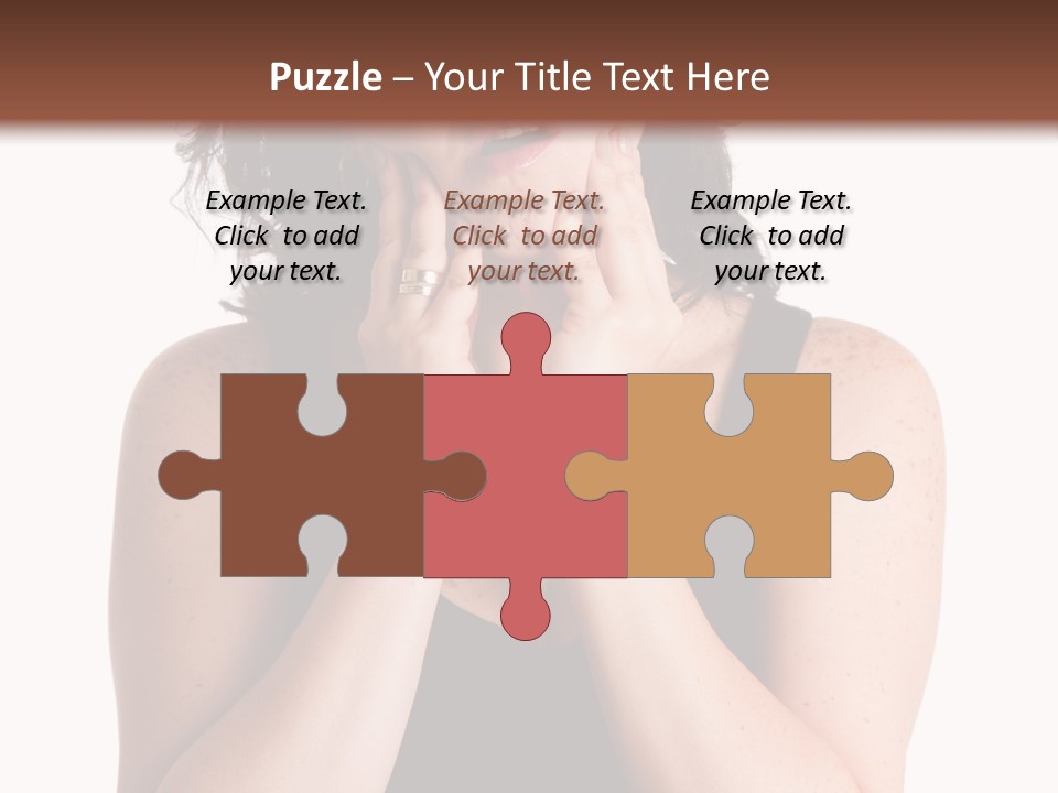 Latina Woman Girl PowerPoint Template