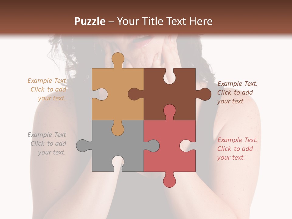 Latina Woman Girl PowerPoint Template