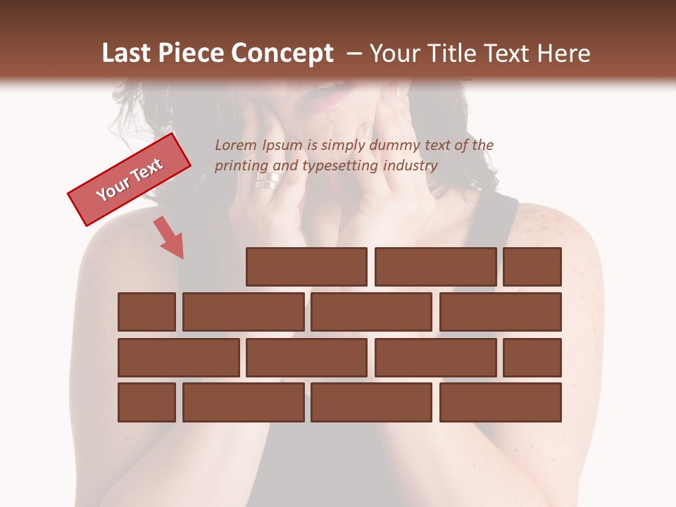 Latina Woman Girl PowerPoint Template
