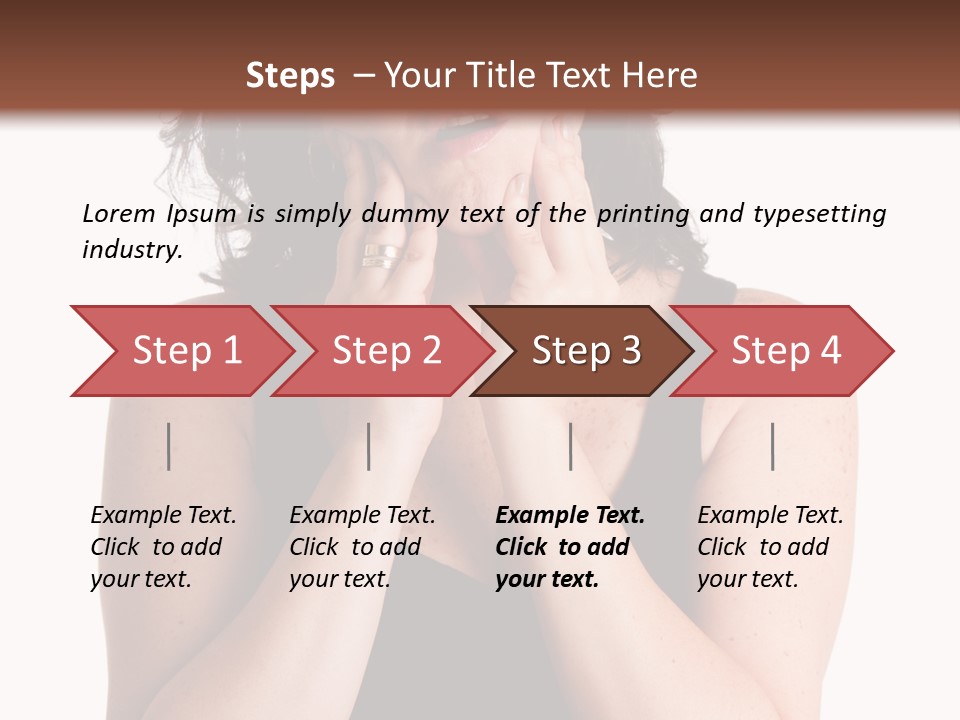 Latina Woman Girl PowerPoint Template