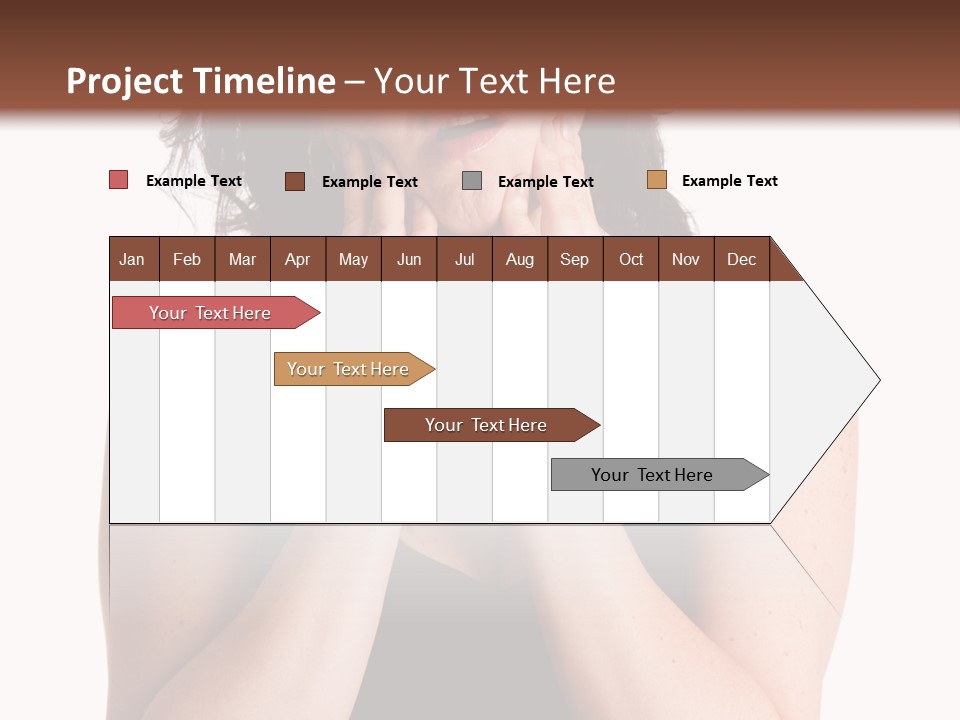 Latina Woman Girl PowerPoint Template