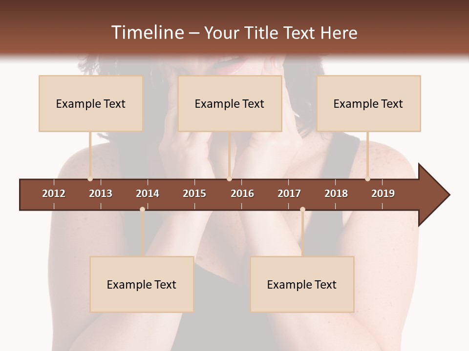 Latina Woman Girl PowerPoint Template