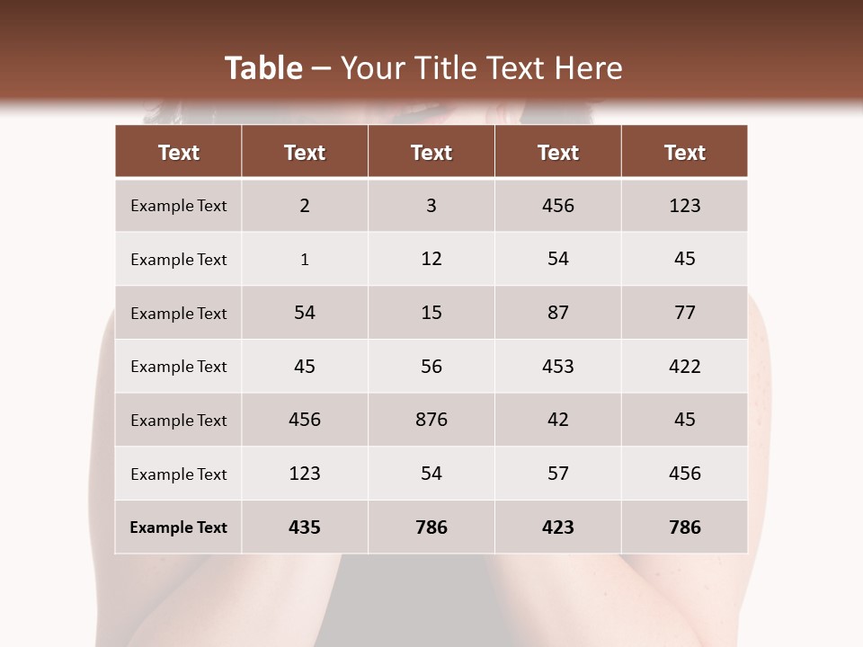 Latina Woman Girl PowerPoint Template