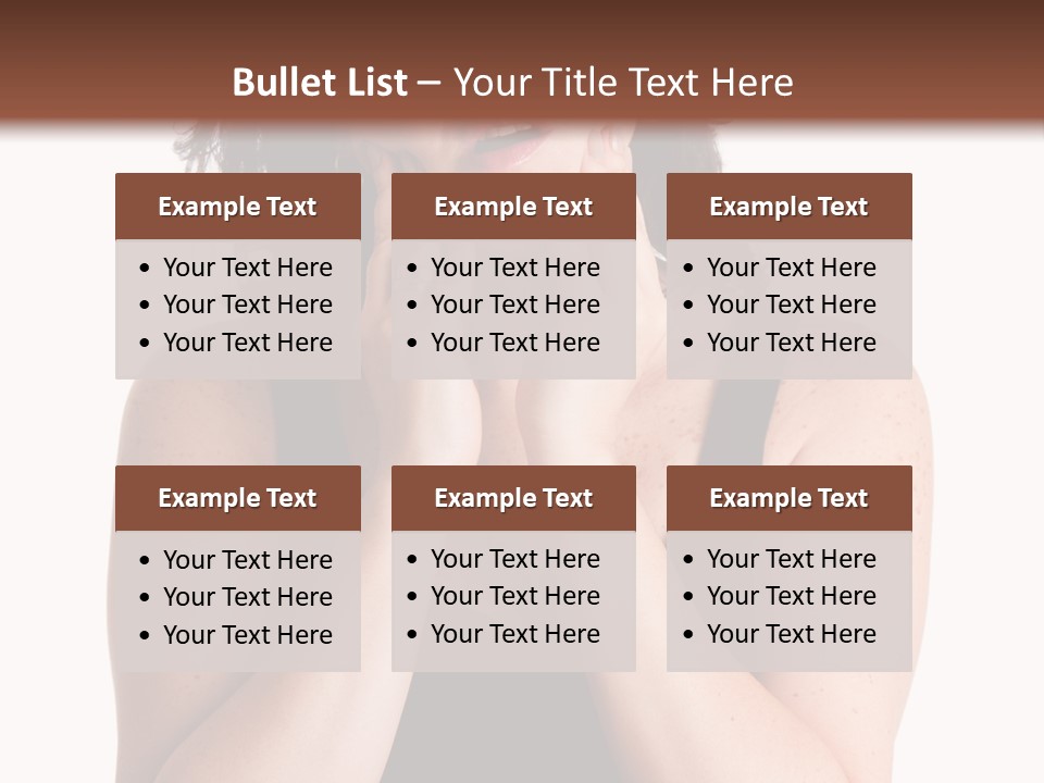 Latina Woman Girl PowerPoint Template