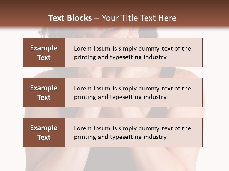 Latina Woman Girl PowerPoint Template