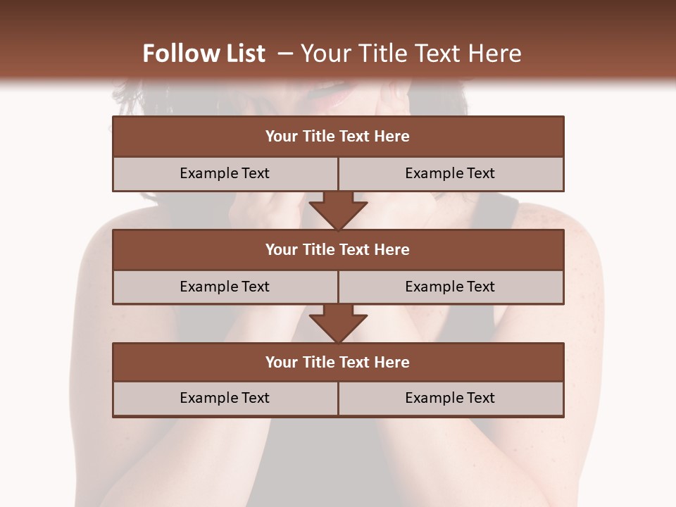 Latina Woman Girl PowerPoint Template