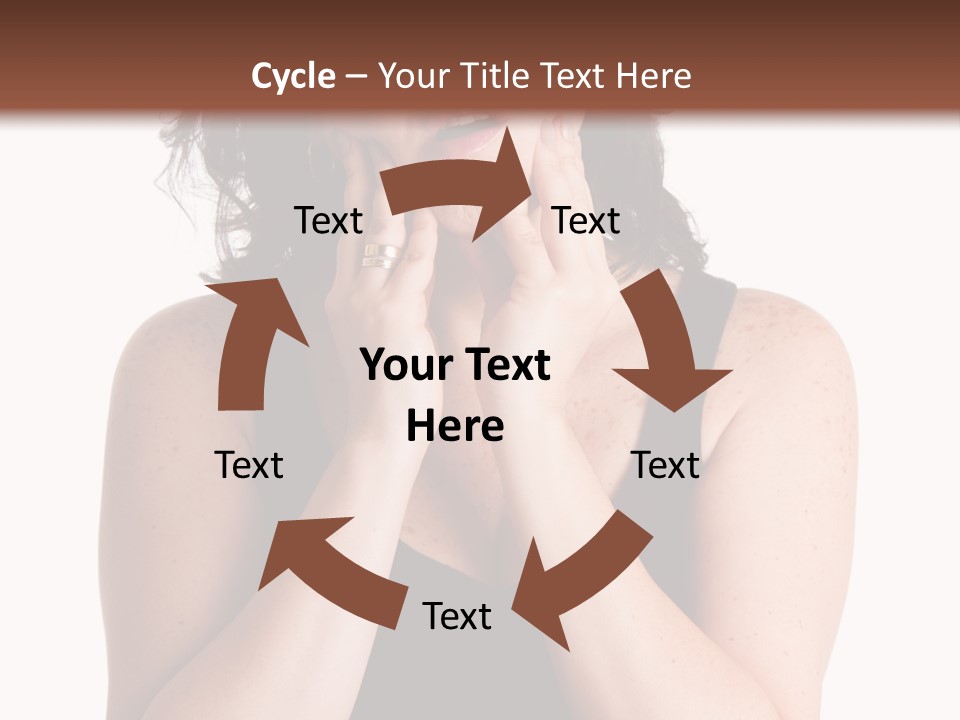 Latina Woman Girl PowerPoint Template