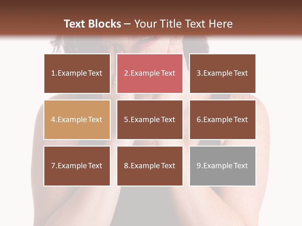 Latina Woman Girl PowerPoint Template