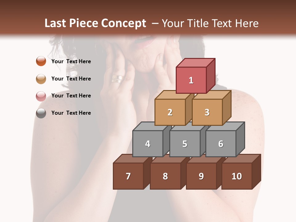 Latina Woman Girl PowerPoint Template