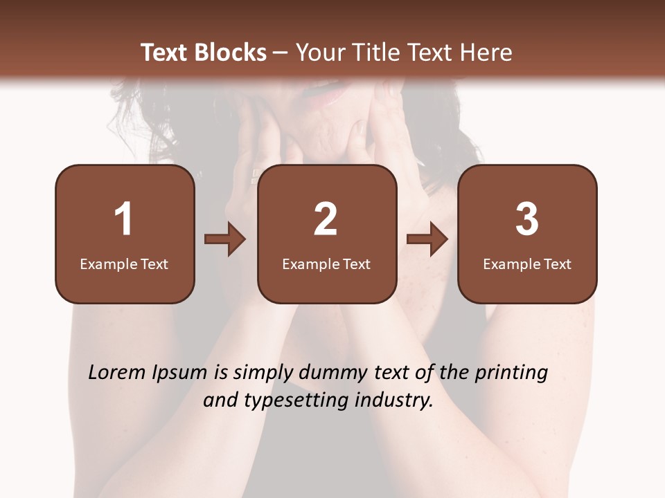 Latina Woman Girl PowerPoint Template