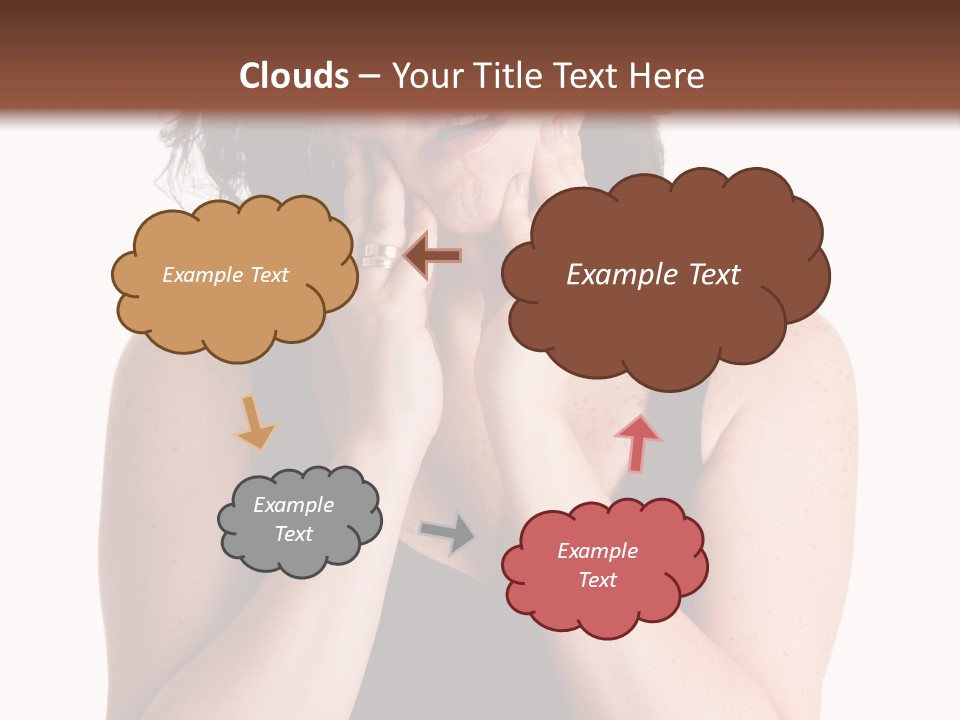 Latina Woman Girl PowerPoint Template