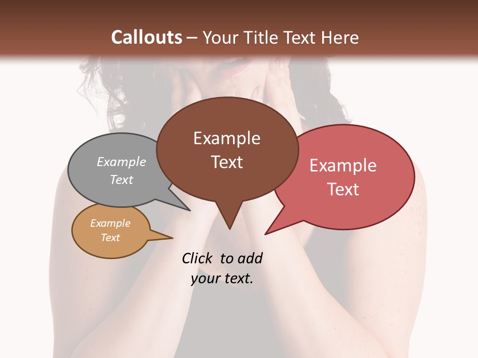 Latina Woman Girl PowerPoint Template