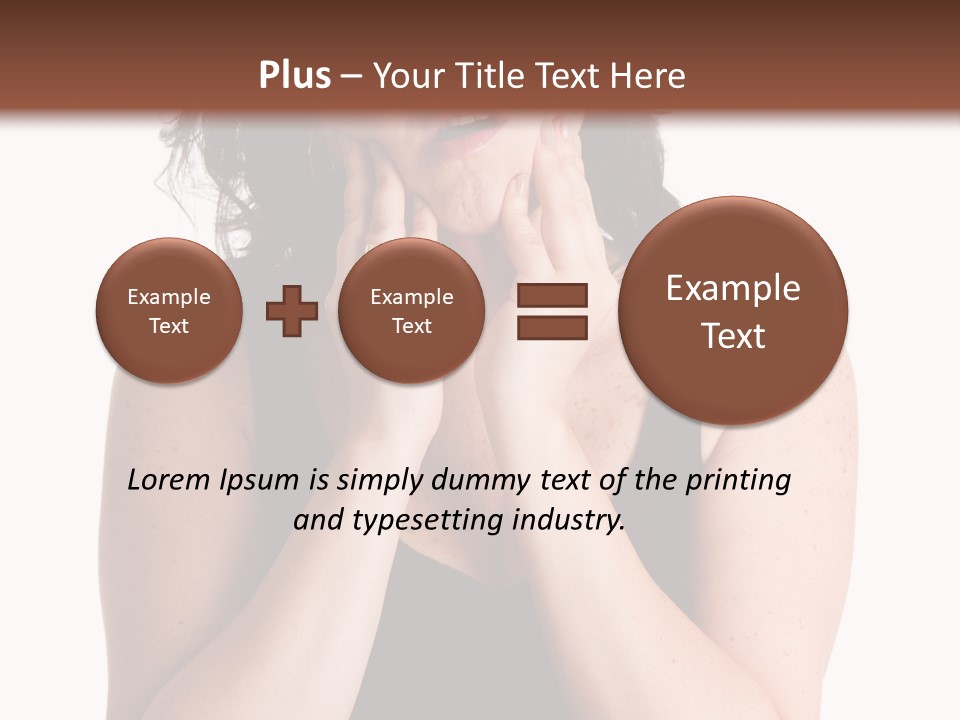 Latina Woman Girl PowerPoint Template