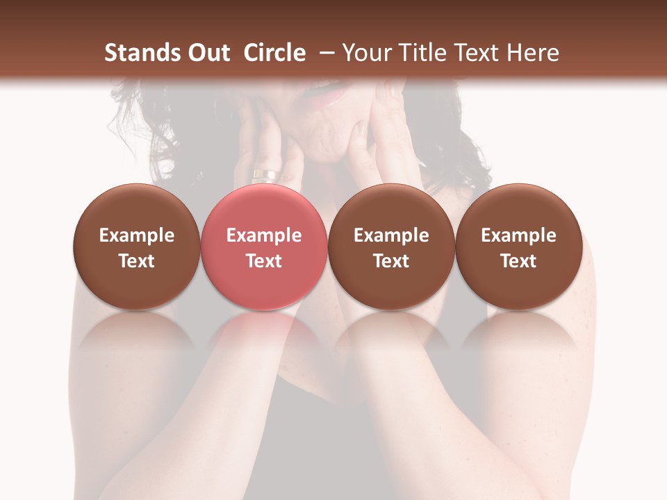 Latina Woman Girl PowerPoint Template
