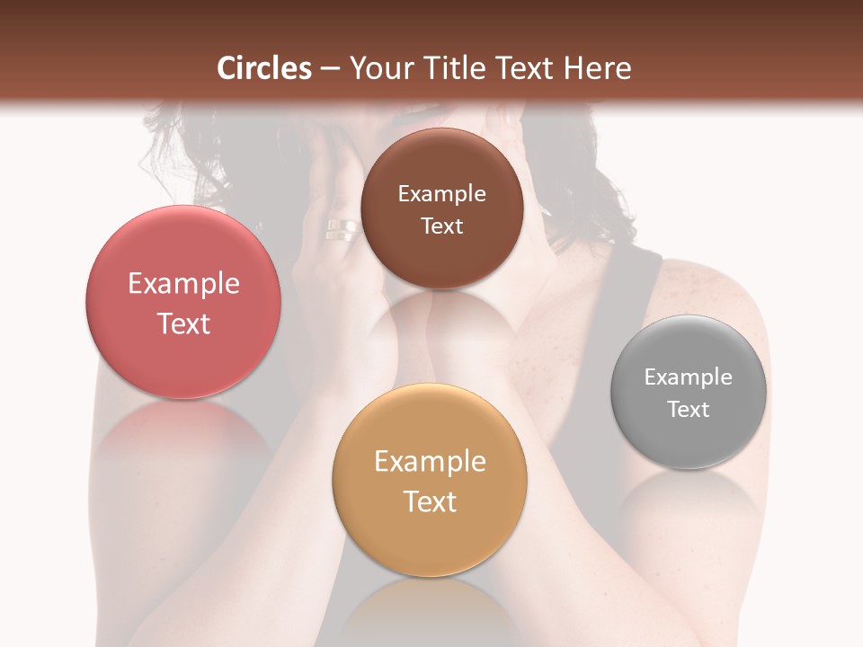 Latina Woman Girl PowerPoint Template