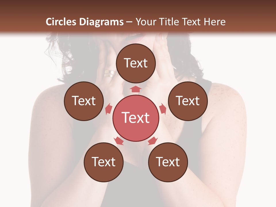 Latina Woman Girl PowerPoint Template