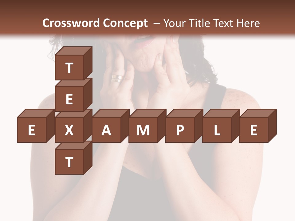 Latina Woman Girl PowerPoint Template