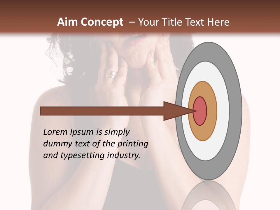 Latina Woman Girl PowerPoint Template