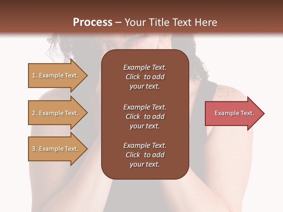 Latina Woman Girl PowerPoint Template