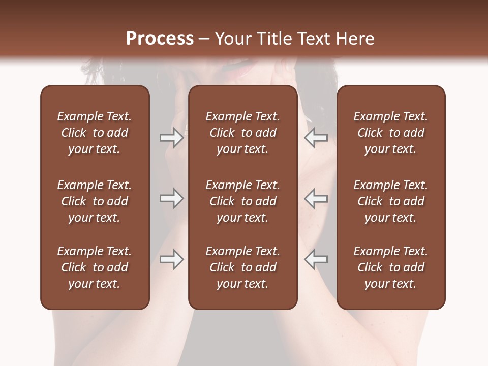 Latina Woman Girl PowerPoint Template