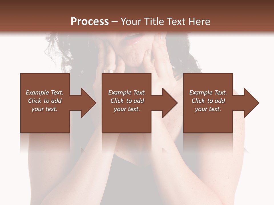 Latina Woman Girl PowerPoint Template