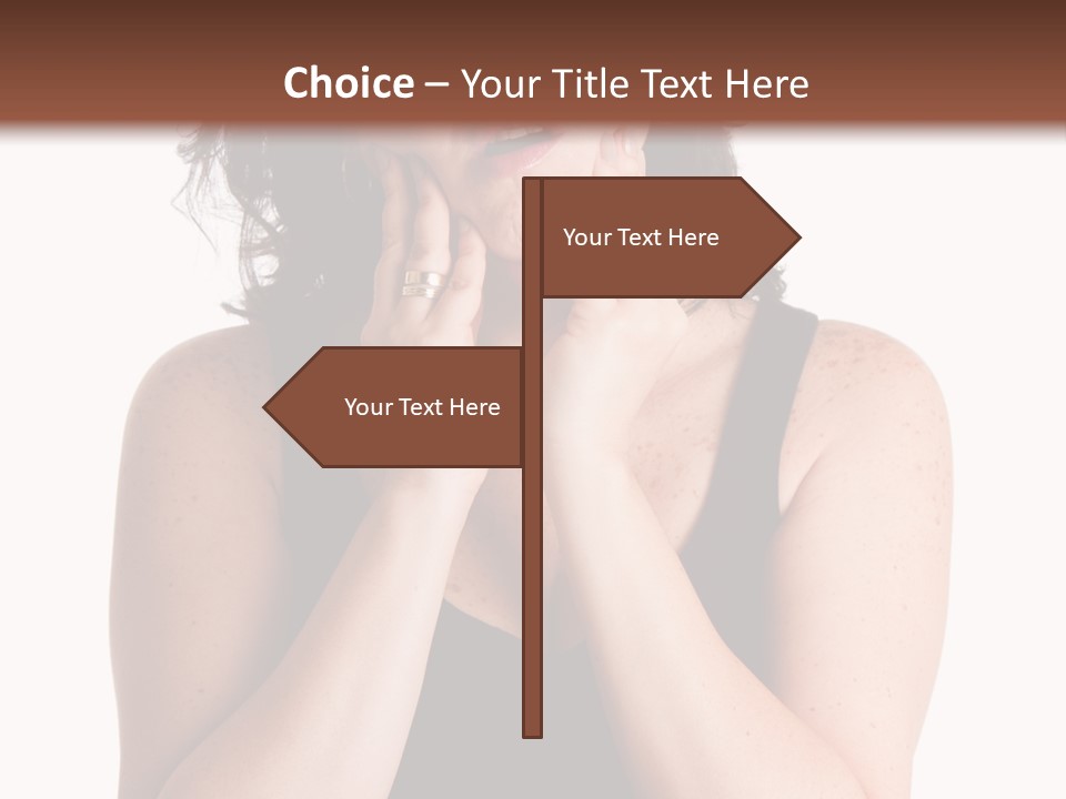 Latina Woman Girl PowerPoint Template