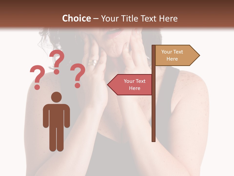 Latina Woman Girl PowerPoint Template