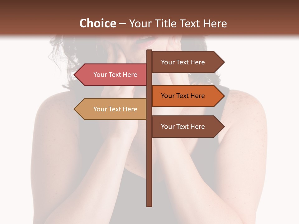 Latina Woman Girl PowerPoint Template