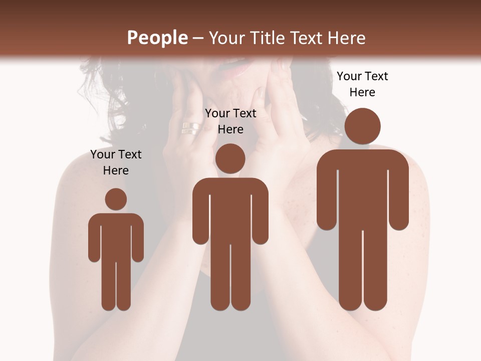 Latina Woman Girl PowerPoint Template