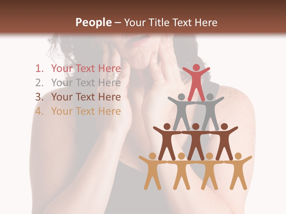 Latina Woman Girl PowerPoint Template