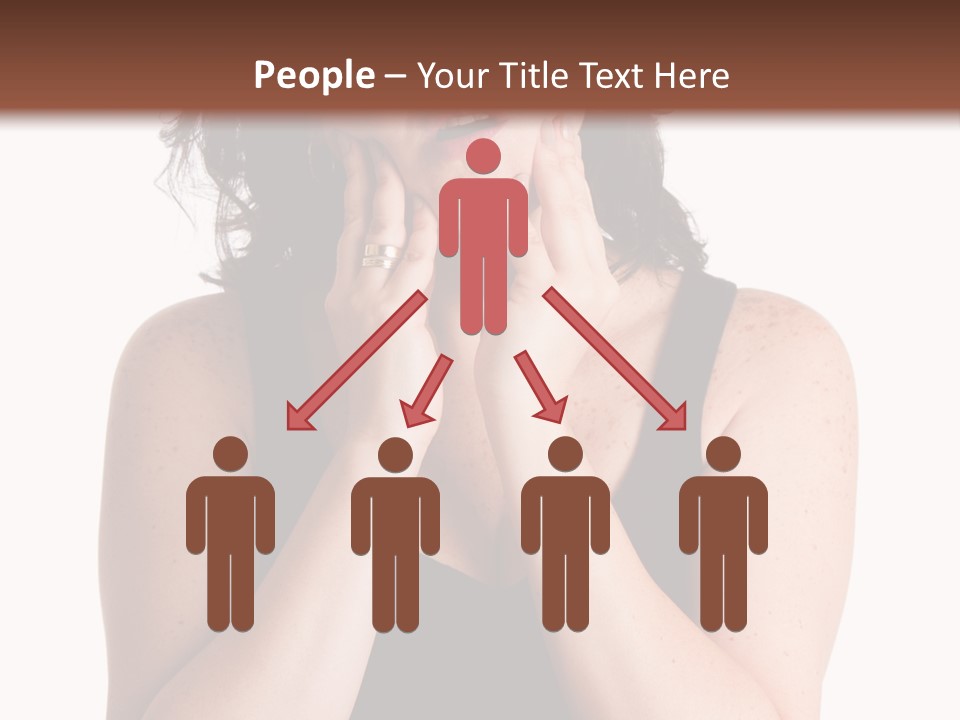 Latina Woman Girl PowerPoint Template