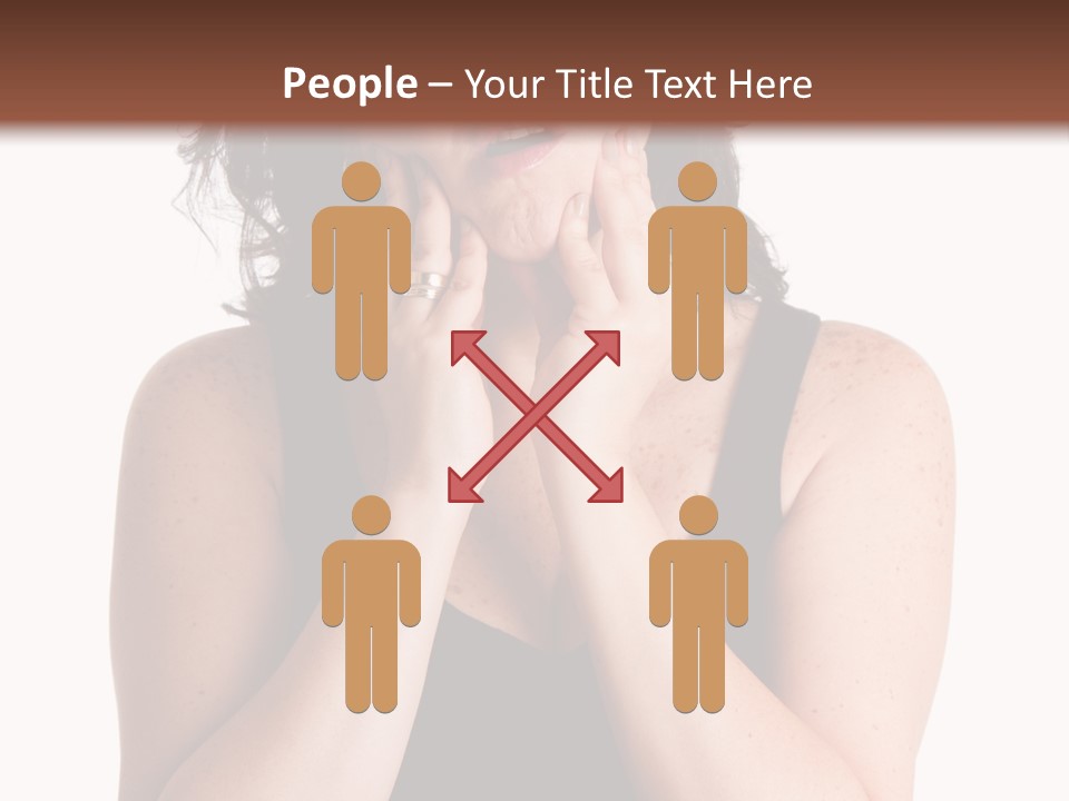 Latina Woman Girl PowerPoint Template