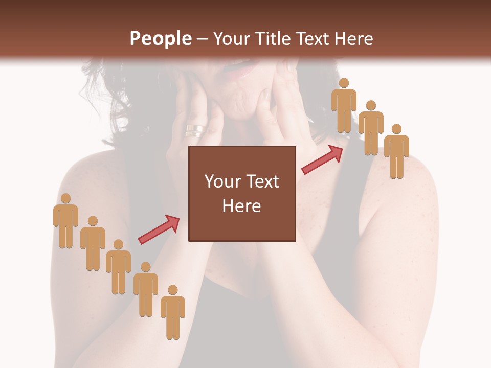 Latina Woman Girl PowerPoint Template