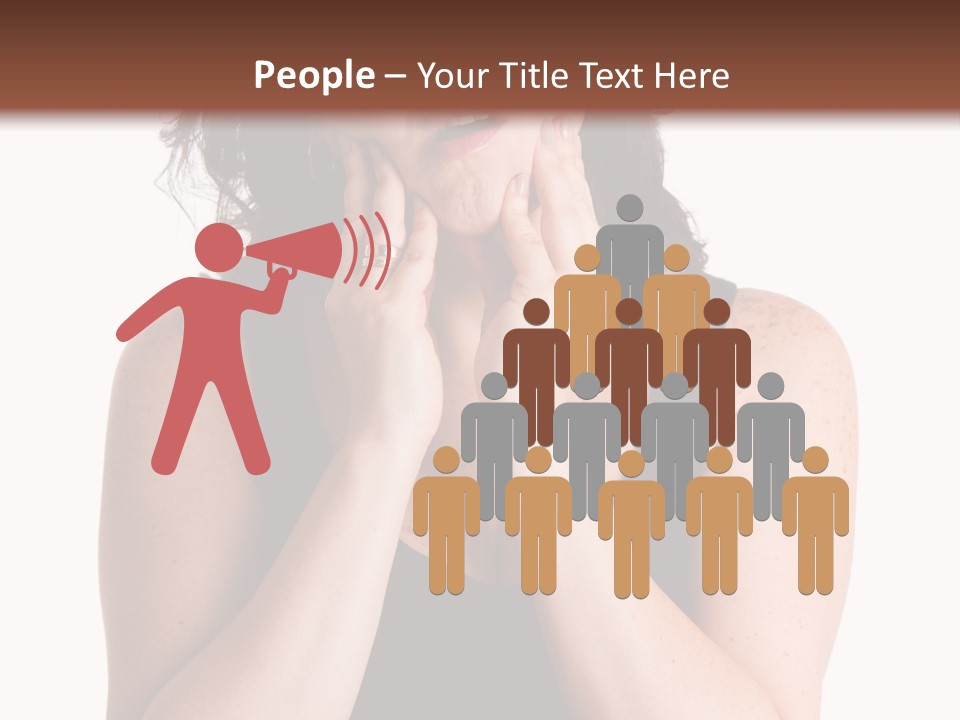 Latina Woman Girl PowerPoint Template