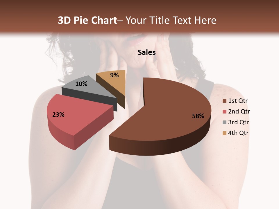 Latina Woman Girl PowerPoint Template